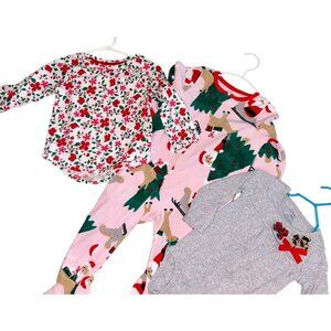 Girl Clothing Lot 3pc Size 18 months EUC mixed lot Holiday Theme